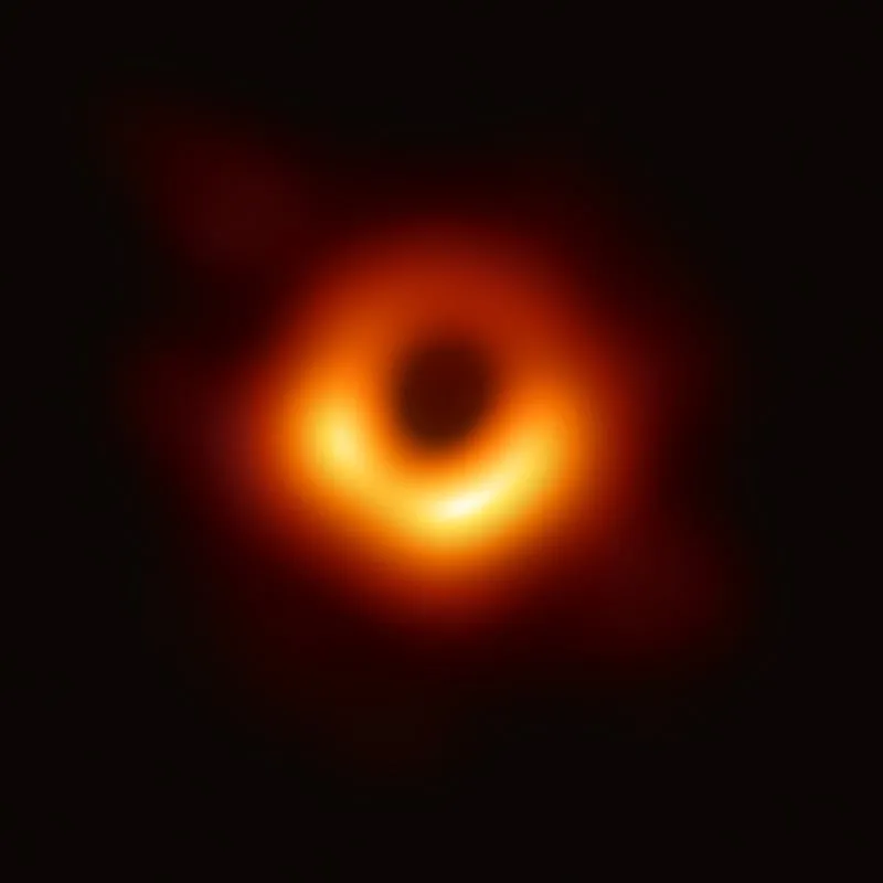 Imagen de agujero negro