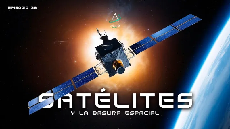 Portada del episodio: Ep. 38 - SATÉLITES Y LA BASURA ESPACIAL